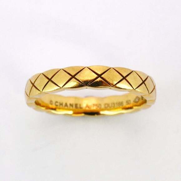 Chanel Coco Crush Ring, 18K Yellow Gold, #50, Women's - Picture 2 of 6